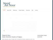 Tablet Screenshot of an-noor.ca